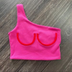 Milanoo Rose Crop Top